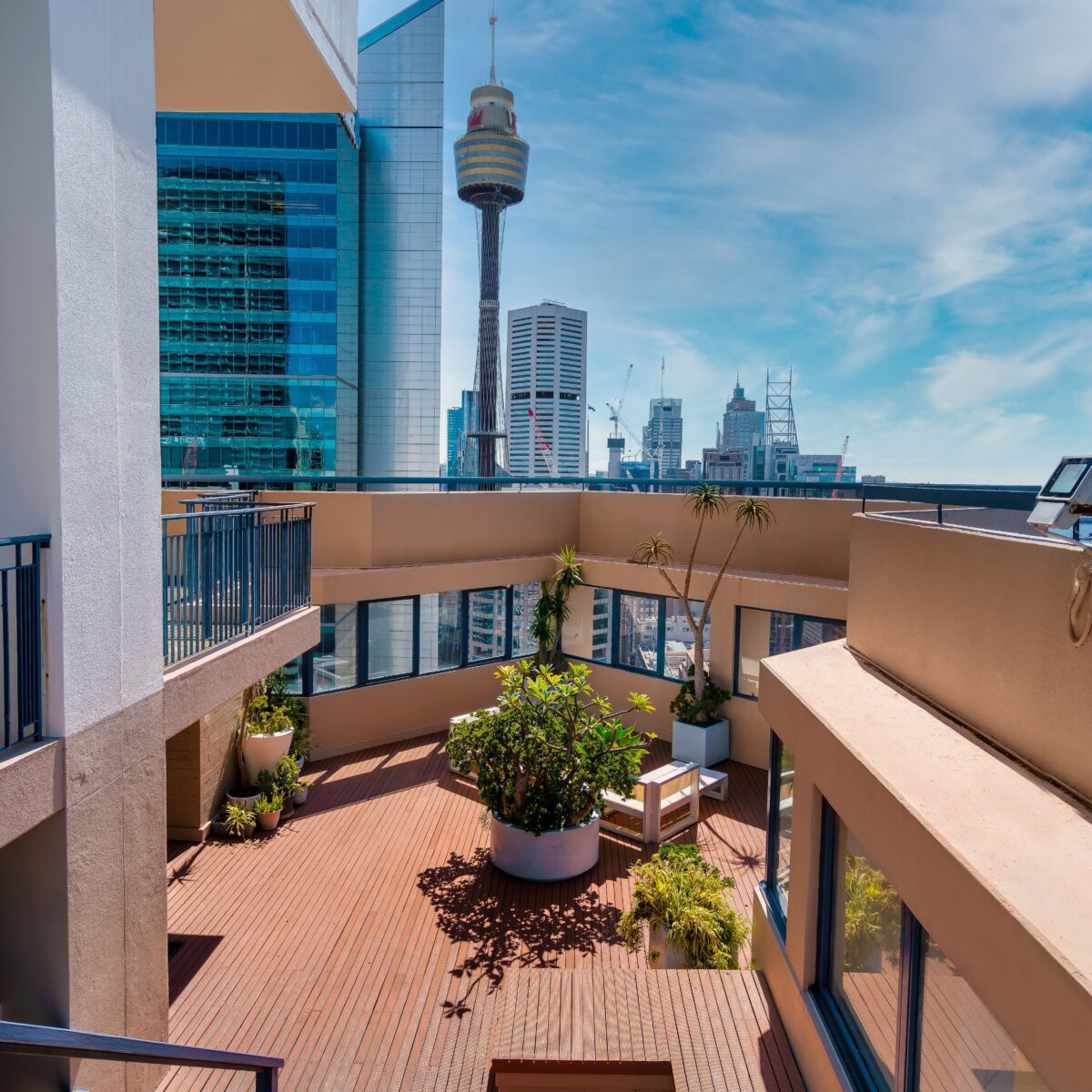 Balcony with Plants