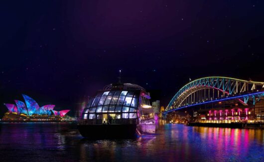 CLEARVIEW Vivid Sydney Dinner Cruise - Australian Cruise Group