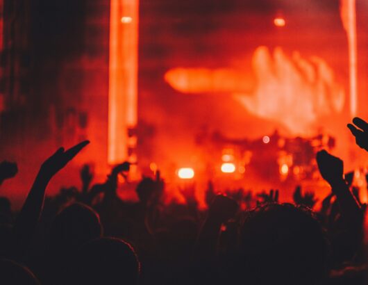 The image of the concert stage